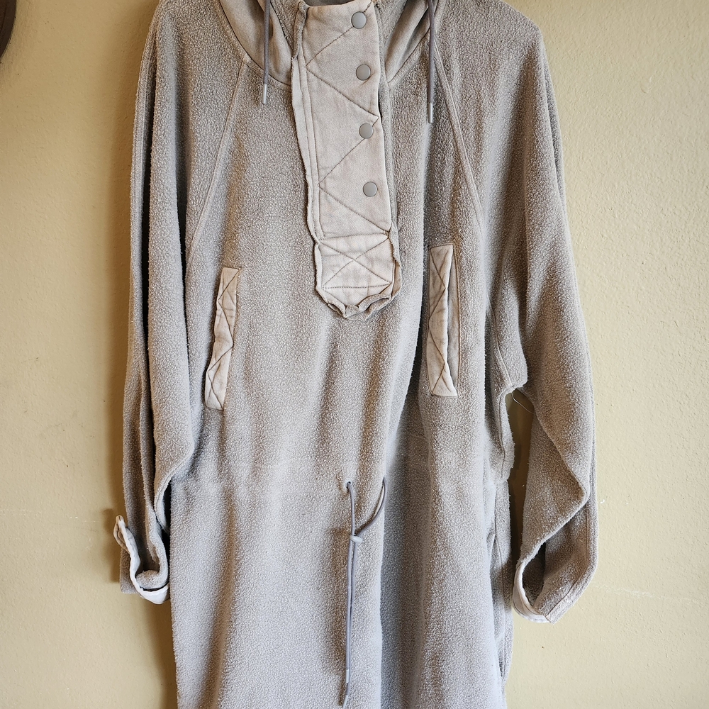 Free People x We The Free Sadie Surplus Slouchy Longline Knit Jacket Medium